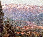 Payne, Edgar Alwin Swiss Village oil on canvas